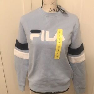 Fila Women’s Natalie Sweatshirt, Baby Blue, size S